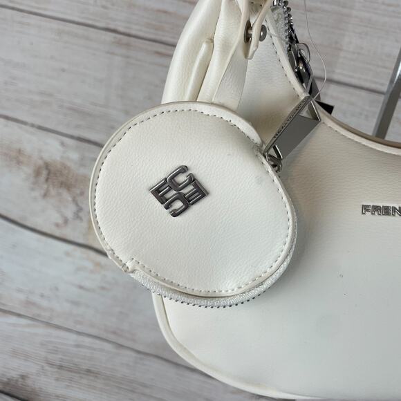 French Connection Sabrina Shoulder Bag Off White - Picture 3 of 8